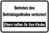 Hinweisschild - Schwarz/Weiß, 15 x 25 cm, Folie, Selbstklebend, Seton, Text