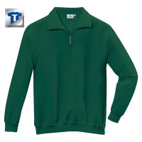 HAKRO Zip-Sweatshirt, dunkelgrün, Größen: XS - XXXL Version: S - Größe S