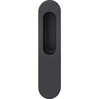 Produktbild zu FSB Schiebetürmuschel 42 4215 oval 35 x 155 mm, Aluminium schwarz matt