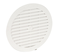 NICOLL 71589 GRILLE RONDE TUYAU 125 MOUST 1BC135 BLANC