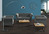 Lounge-Tischgestell Deven; 60x60x33.5 cm (BxTxH); schwarz