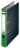 Ordner Standard, mit Farbrücken, mit Schlitzen, A4, schmal, grün