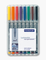 Staedtler 316 WP8 marker 1 pc(s) Black, Blue, Brown, Green, Orange, Red, Violet, Yellow