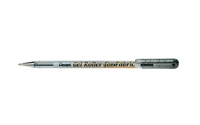 Pentel BN15-A stylo à encre gel Stylos à encre gel avec bouchon Bold Noir 12 pièce(s)