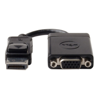 DELL 470-AANJ Videokabel-Adapter VGA (D-Sub) DisplayPort Schwarz