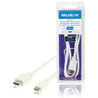 Valueline VLMB34500W10 câble HDMI 1 m HDMI Type A (Standard) HDMI Type C (Mini) Blanc