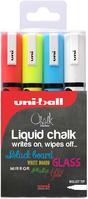Uni-Ball ChalkGlass PWE-5M Metallic 4 pc(s)