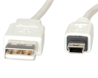 ITB 1.8 mt - Cavo Economy USB 2.0 / MiniUSB tipo B USB-kabel 1,8 m USB A Mini-USB B Wit