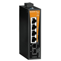 Weidmüller IE-SW-BL05-4TX-1SCS Non gestito Fast Ethernet (10/100) Nero, Arancione