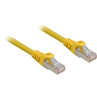 Sharkoon Cat.6a SFTP câble de réseau Jaune 10 m Cat6a S/FTP (S-STP)