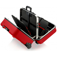 Knipex 98 99 15 LE gereedschapskist Verharde koffer gereedschap Aluminium, Kunststof Rood