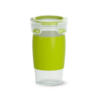 EMSA CLIP & GO Boîte de rangement alimentaire 0,45 L Plastique Vert, Transparent 1 pièce(s)