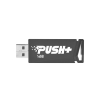 Patriot Memory Push+ USB flash drive 16 GB USB Type-A 3.2 Gen 1 (3.1 Gen 1) Zwart
