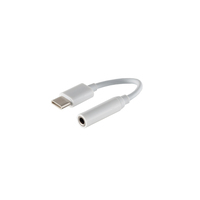 shiverpeaks BS14-05020 câble de téléphone portable Blanc 0,1 m USB C 3,5mm