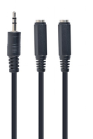 Gembird CCA-415-0.1M kabel audio 0,1 m 3.5mm 2 x 3.5mm Czarny