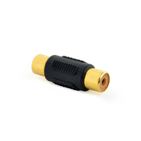 Gembird A-RCAFF-01 cable gender changer RCA Black, Gold