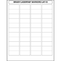 Brady LaserTab Fehér Öntapadós nyomtatócimke