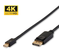Microconnect DP-MMG-100MB DisplayPort cable 1 m Mini DisplayPort Black