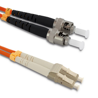 Qoltec 54073 InfiniBand/fibre optic cable 3 M LC ST OM2 Narancssárga