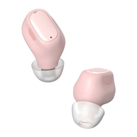 Baseus Encok WM01 Zestaw słuchawkowy Bezprzewodowy Douszny Połączenia/Muzyka/Sport/Codzienność Bluetooth Różowy