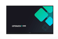 i3-Technologies i3TOUCH E-ONE interactive whiteboard 165.1 cm (65") 3840 x 2160 pixels Touchscreen Black