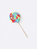 EatMySocks Sweet Lollipop Unisex Crew-Socken Blau, Grün, Violett, Rot, Gelb 1 Paar(e)