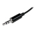 StarTech.com Black Slim Mini Jack Headphone Splitter Cable Adapter - 3.5mm Male to 2x 3.5mm Female