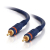 C2G 2m Velocity Digital Audio Coax Cable composiet videokabels RCA Zwart