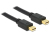 DeLOCK 83474 kabel DisplayPort 1,5 m Mini DisplayPort Czarny