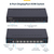 StarTech.com 8-Port DisplayPort KVM Switch met 1U Rackmontage Kit, 4K 60Hz DP 1.2, Drukknop & Hotkey Schakelaar, 4-Port USB Hub, OS Onafhankelijk, TAA Compliant