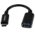 StarTech.com USB31CAADP USB kábel 0,15 M USB 3.2 Gen 1 (3.1 Gen 1) USB C USB A Fekete
