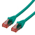 ROLINE Cat6 1m kabel sieciowy Zielony U/UTP (UTP)