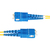 StarTech.com Câble Fibre Optique de 2m Duplex Monomode LC vers SC(UPC) OS2, 9/125µm, 10G, Cordon Fibre Optique, Insensible à la Courbure, Faible Perte d'Insertion, Cordon Patch ...