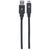 Manhattan USB-C to USB-A Cable, 2m, Male to Male, 5 Gbps (USB 3.2 Gen1 aka USB 3.0), 3A (fast charging), SuperSpeed USB, Black, Lifetime Warranty, Polybag