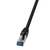 LogiLink CQ6025S networking cable Black 0.5 m Cat6a S/FTP (S-STP)
