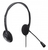 Manhattan 179898 słuchawki/zestaw słuchawkowy Przewodowa Opaska na głowę Biuro/centrum telefoniczne USB Typu-A Czarny