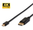 Microconnect DP-MMG-050MB kabel DisplayPort 0,5 m Mini DisplayPort Czarny