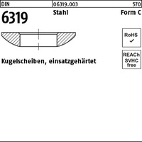 DIN 6319 Stahl C 6,4 einsatzgehärtet VE=S