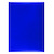 Teczka z gumką OFFICE PRODUCTS, karton, A4, 300gsm, 3-skrz., niebieska