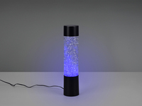 LED Tischleuchte GLITTER mit RGB Farbwechsel, Schwarz 34cm hoch