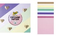 folia Origami-Faltblätter PREMIUM PASTELL, 100 x 100 mm (57907285)