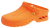ABEBA Clog orange ESD - 43 ESD-Berufsschuhe autoklavierbare Clogs