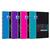 Oxford Studium A4+ Polypropylen doppelspiralgebundenes Nomadbook, 7 mm liniert, 80 Blatt, sortierte Farben, SCRIBZEE® kompatibel