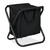 Relaxdays Campinghocker mit Kühltasche, faltbar & tragbar, 100kg, Klapphocker f. unterwegs, HBT 34 x 32 x 26 cm, schwarz