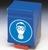 SecuBox MAXI blau mit Aufdruck "Schutzhelm"