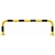 Black Bull Steel Collision Protection Guard - 600 x 2000mm - Yellow and Black - (195.23.098) Protection Guard - Indoor Use - 600 x 2000mm