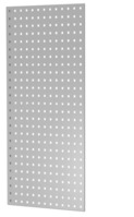 Lochplatten-Seitenblende, 90 x 1000 x 500 mm (H x T), RAL 7035 lichtgrau