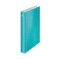 Leitz WOW 2 D-Ring Binder A4 Plus 25mm Ice Blue (Pack of 10) 42410051