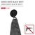 WENKO Turbo-Loc® Wandhaken Uno Bivio Black matt, 3er Set, aus Aluminium