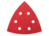 Schleifblatt für Deltaschleifer, 5-teilig, 93 mm, Dreieckige Form, 2.608.605.601